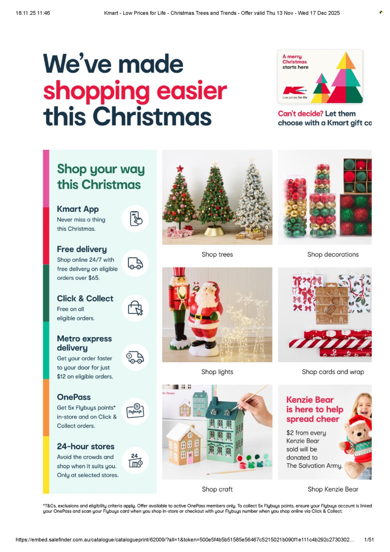 Kmart catalogue - 13 Nov 2025 - 17 Dec 2025. Page 1