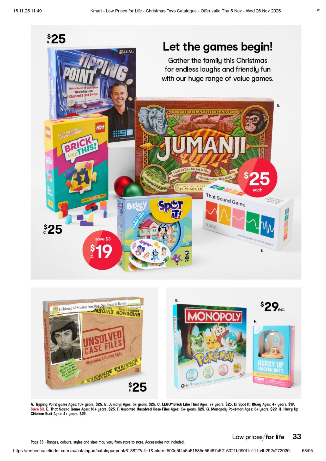Kmart catalogue - 6 Nov 2025 - 26 Dec 2025. Page 34