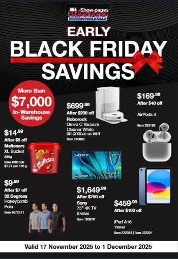 Costco Catalogue - 17 Nov 2025 - 1 Dec 2025.