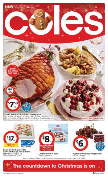 Coles Catalogue - 3 Dec 2025 - 9 Dec 2025.