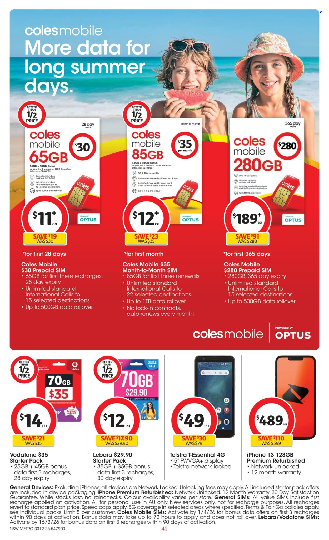 Coles catalogue - 3 Dec 2025 - 9 Dec 2025. Page 45