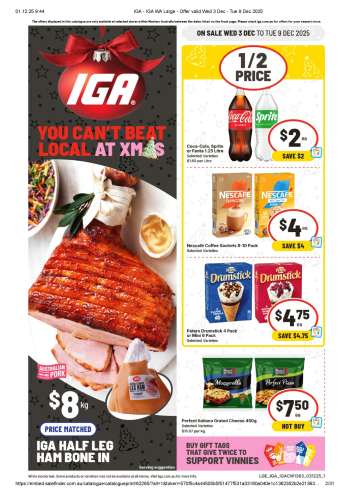 IGA Catalogue - 3 Dec 2025 - 9 Dec 2025.