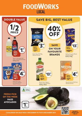 Foodworks Catalogue - 3 Dec 2025 - 9 Dec 2025.