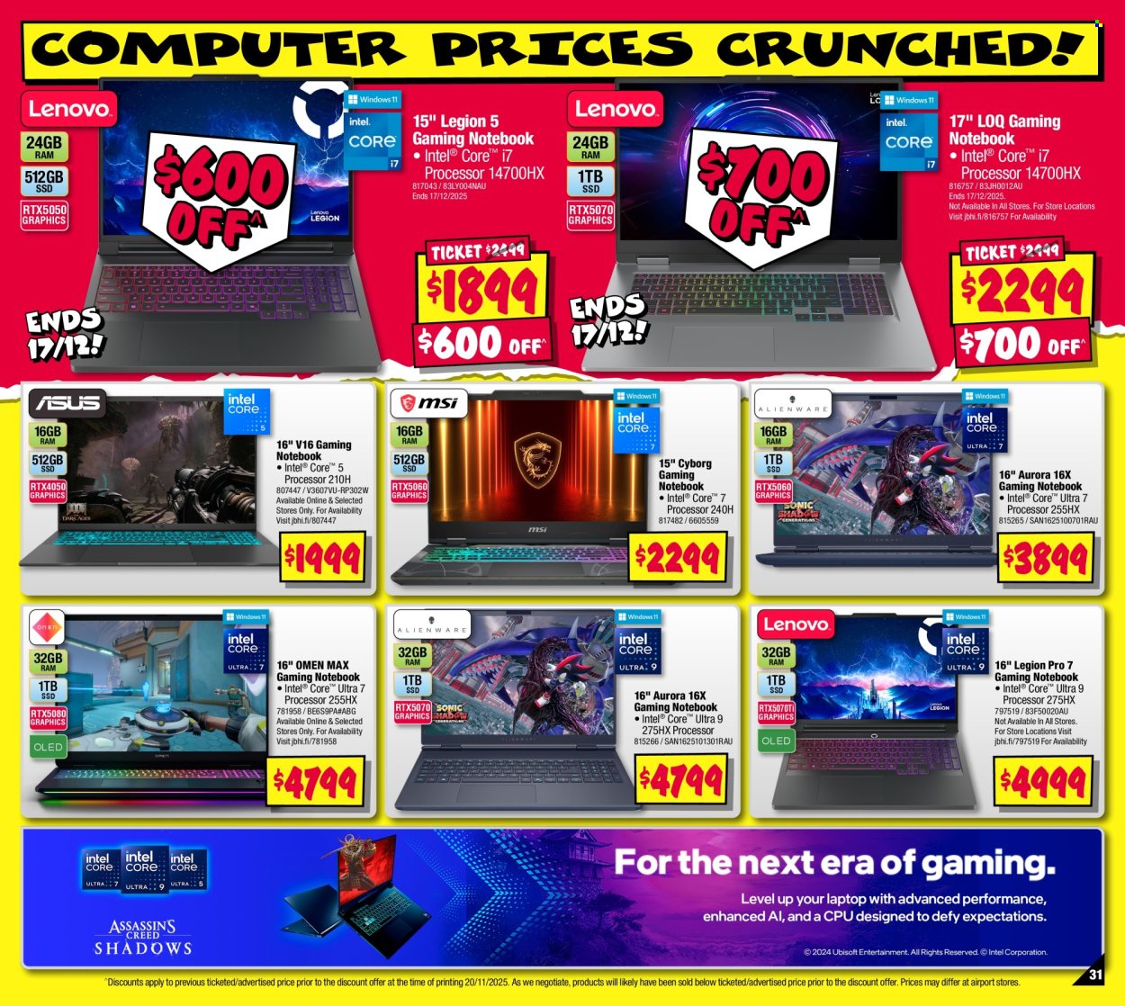 JB Hi-Fi catalogue - 4 Dec 2025 - 24 Dec 2025. Page 31