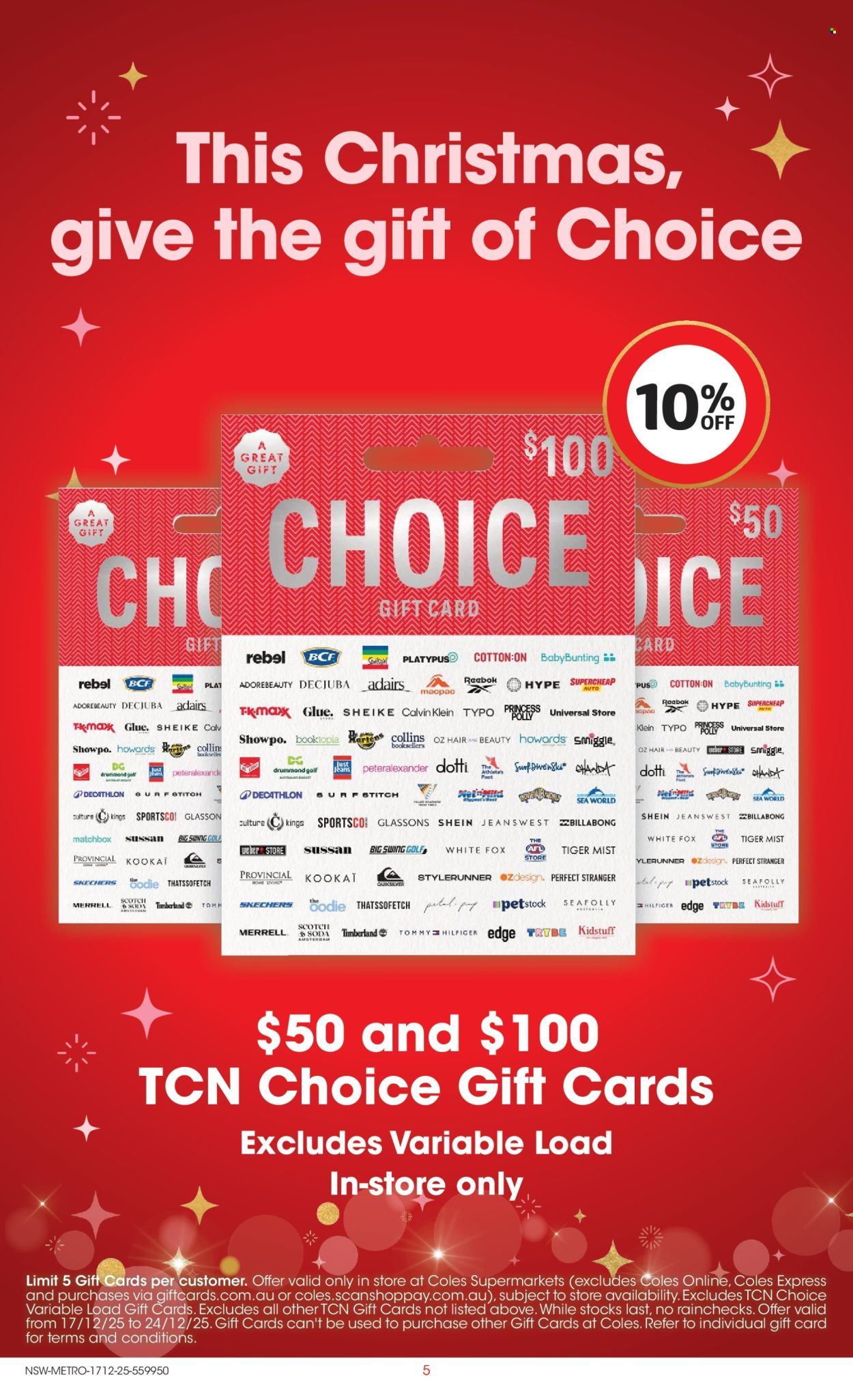 Coles catalogue - 17 Dec 2025 - 24 Dec 2025. Page 5