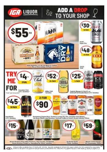 IGA LIQUOR Catalogue - 7 Jan 2026 - 13 Jan 2026.