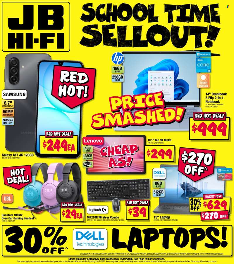 JB Hi-Fi Catalogue - 8 Jan 2026 - 21 Jan 2026.