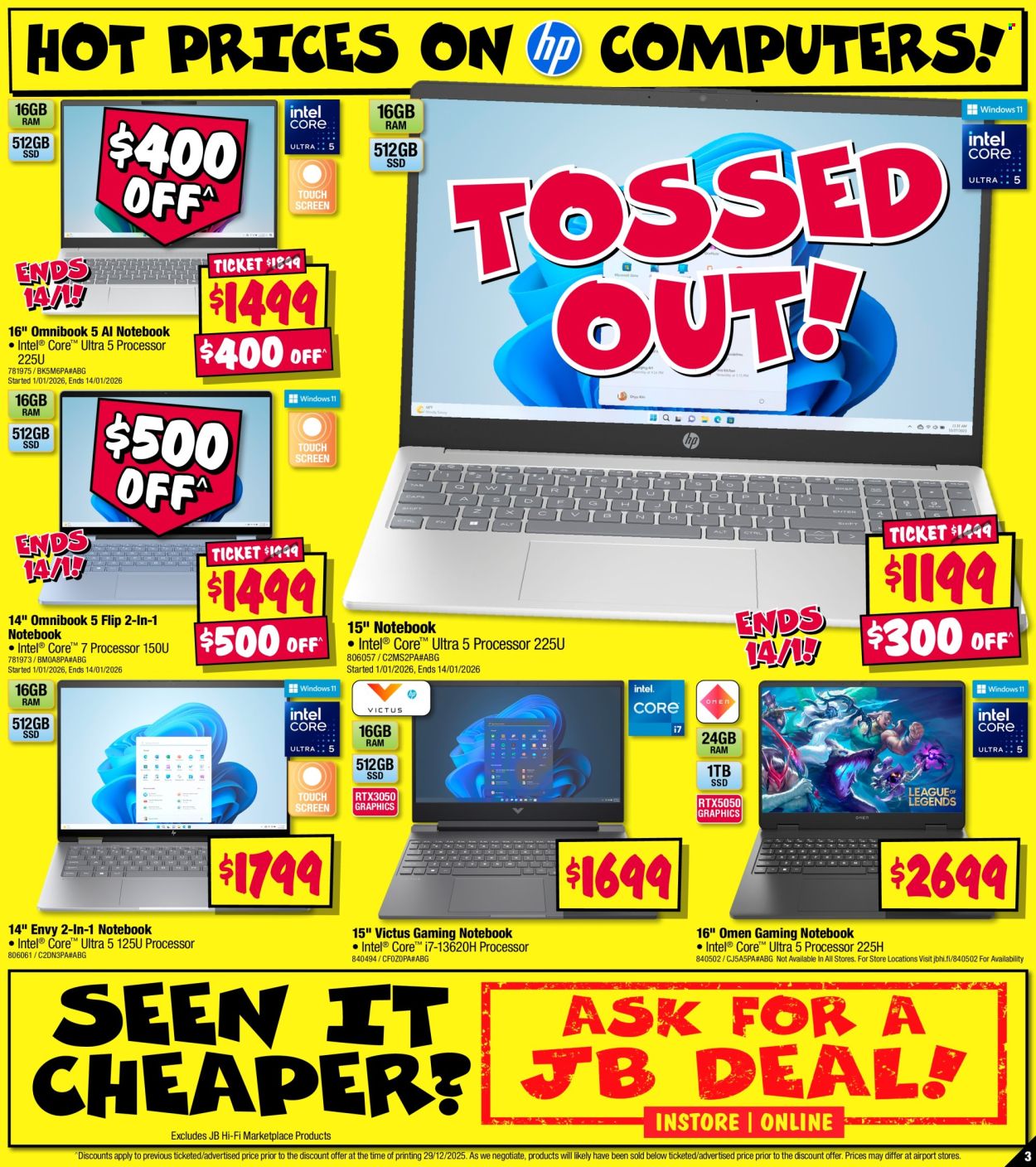 JB Hi-Fi catalogue - 8 Jan 2026 - 21 Jan 2026. Page 3