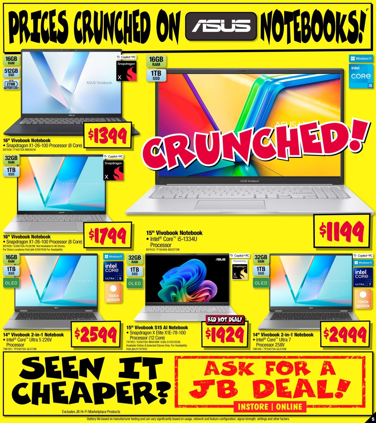 JB Hi-Fi catalogue - 8 Jan 2026 - 21 Jan 2026. Page 5