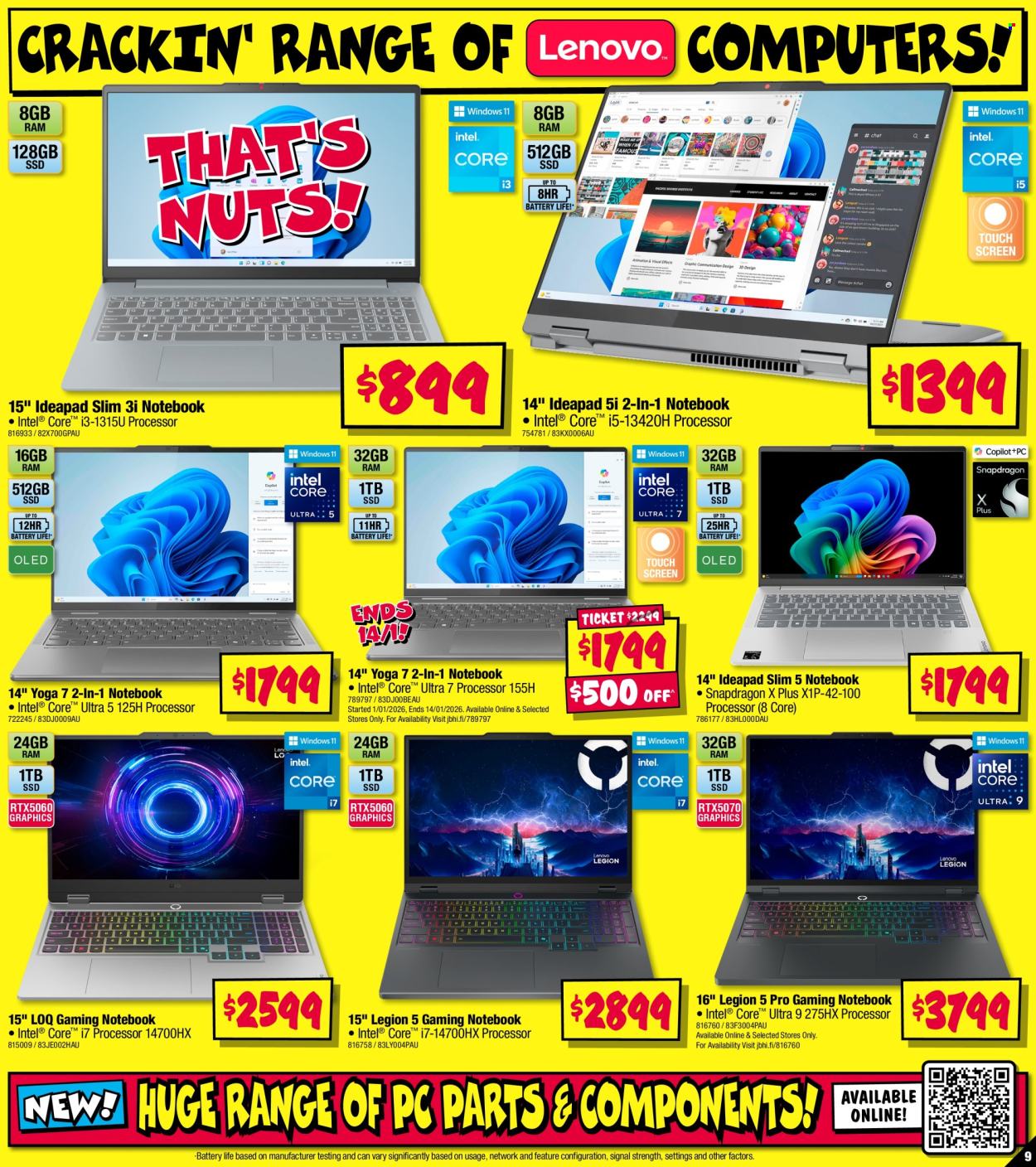 JB Hi-Fi catalogue - 8 Jan 2026 - 21 Jan 2026. Page 9