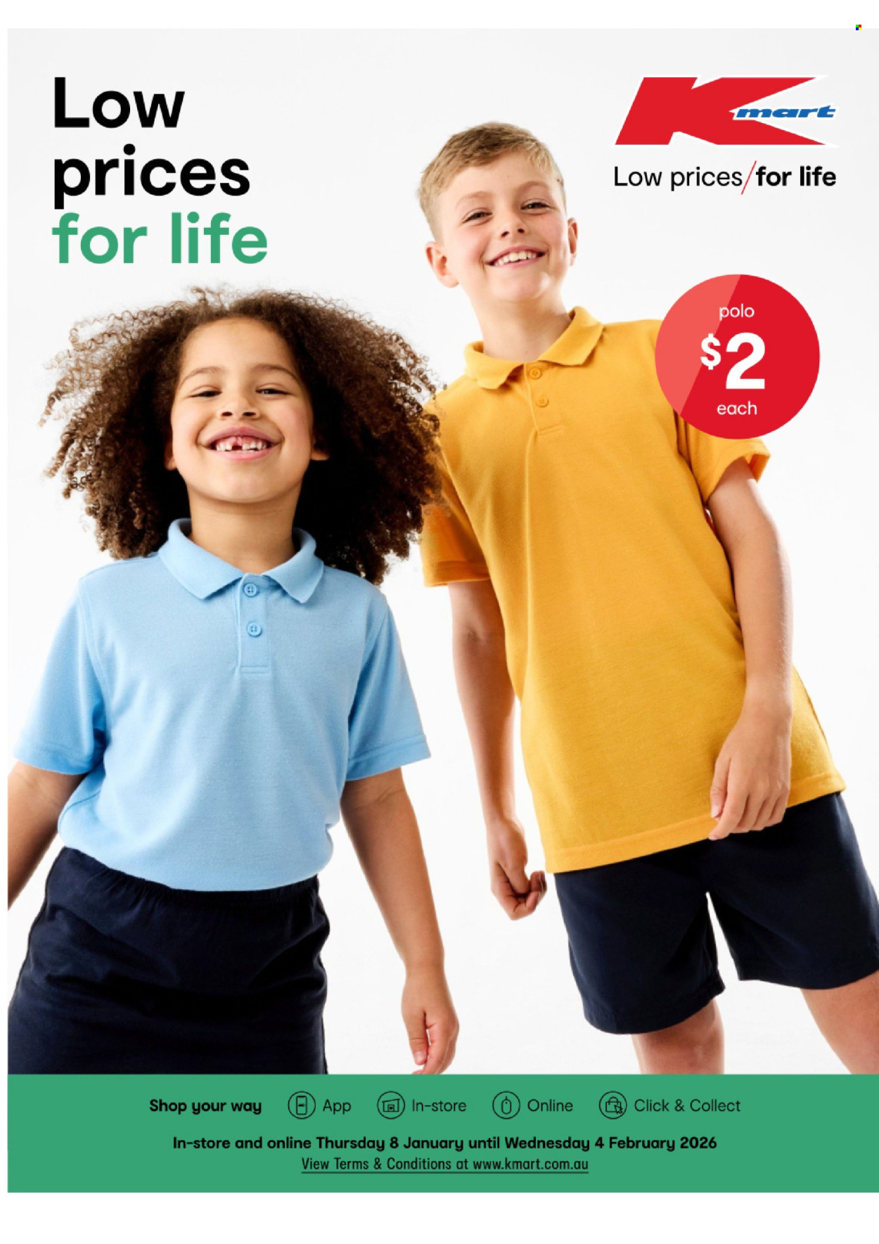 Kmart catalogue - 8 Jan 2026 - 4 Feb 2026. Page 1