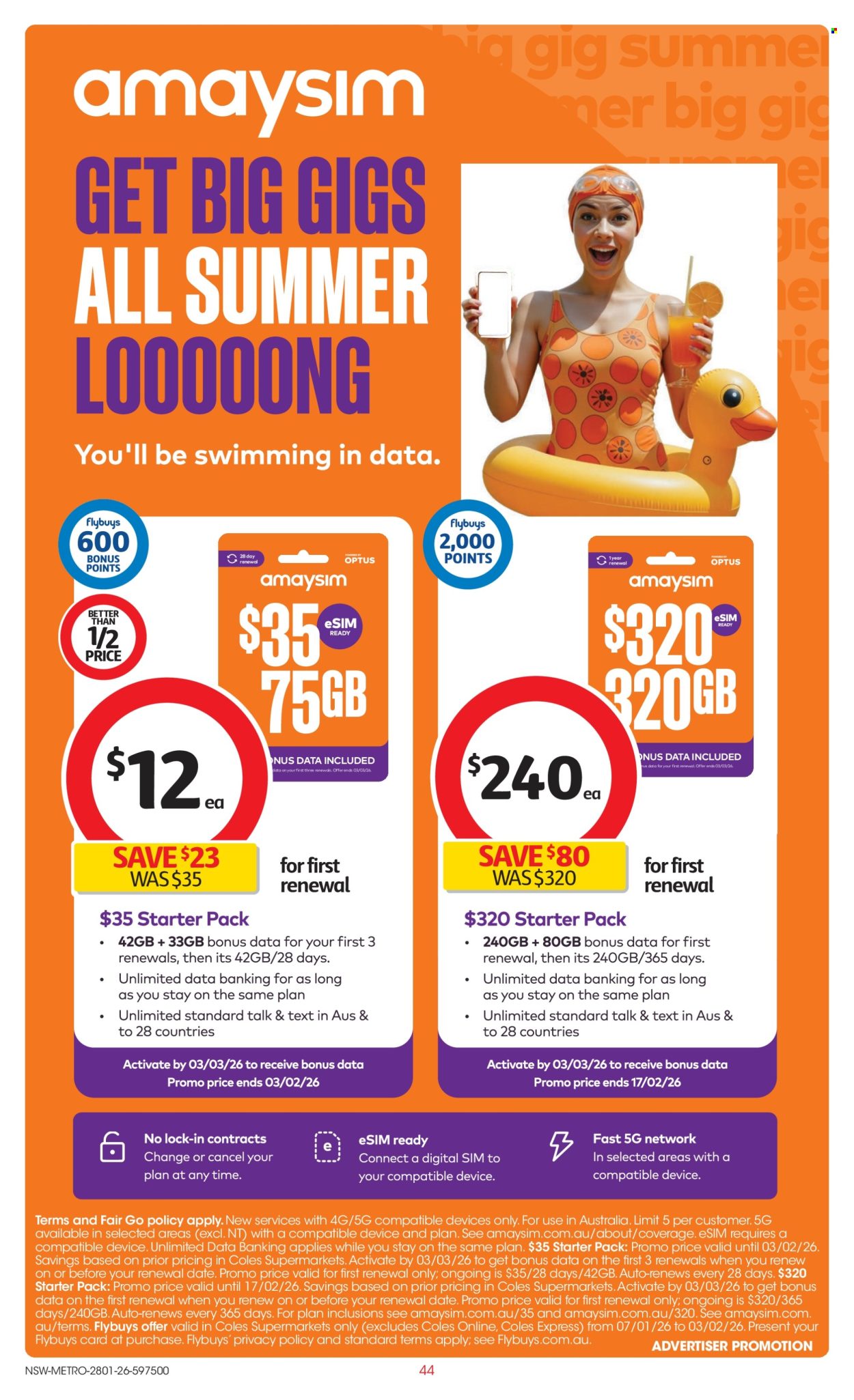 Coles catalogue - 28 Jan 2026 - 3 Feb 2026. Page 44