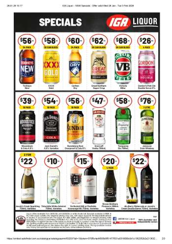 thumbnail - IGA LIQUOR catalogue