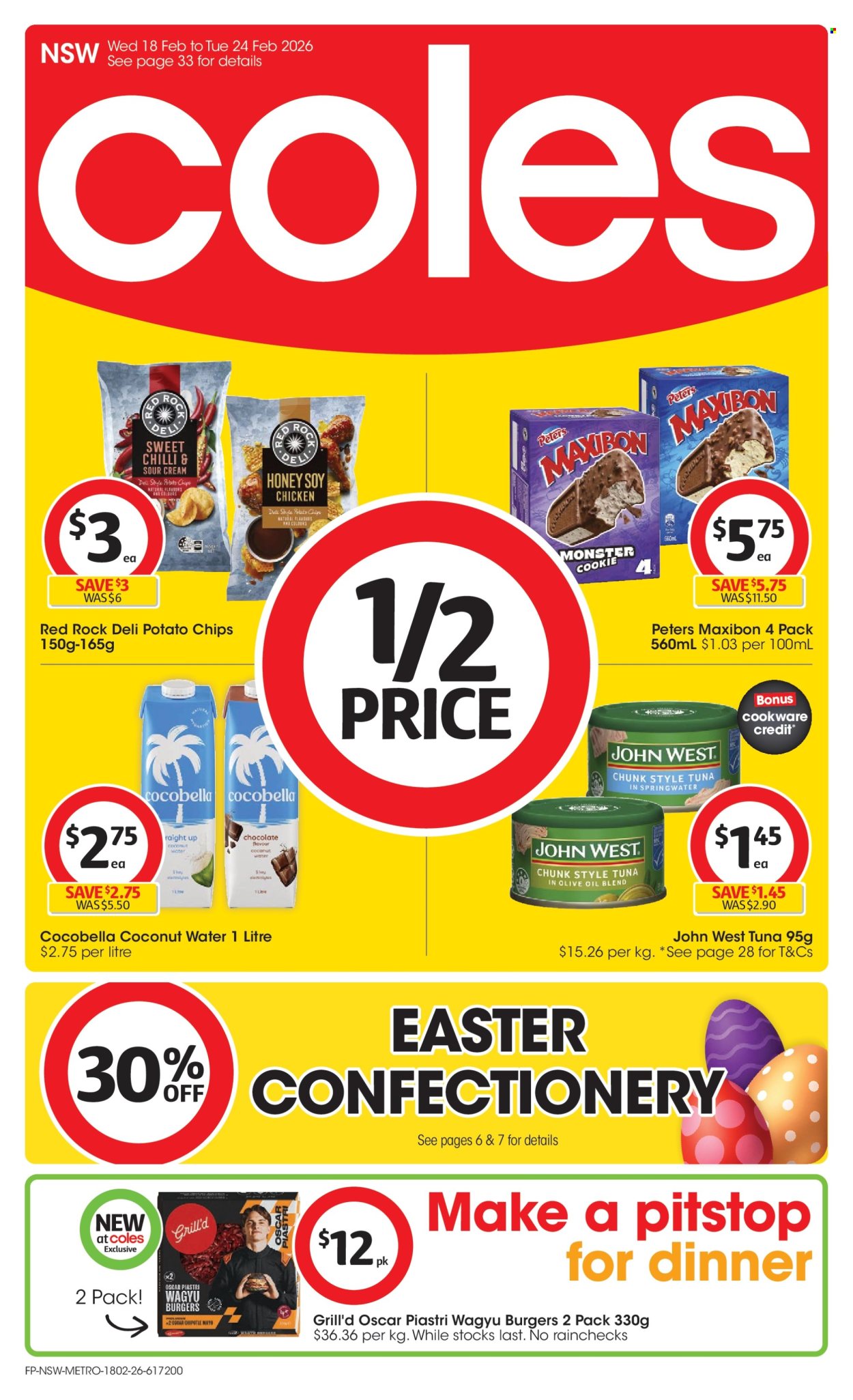 Coles catalogue - 18 Feb 2026 - 24 Feb 2026. Page 1