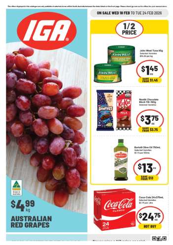 IGA Catalogue - 18 Feb 2026 - 24 Feb 2026.