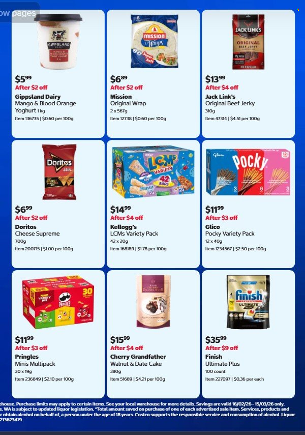 Costco catalogue - 16 Feb 2026 - 15 Mar 2026. Page 7