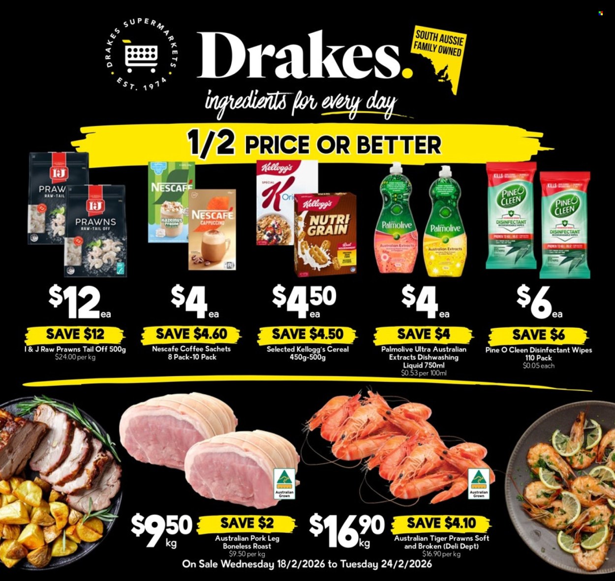 Drakes catalogue - 18 Feb 2026 - 24 Feb 2026. Page 1