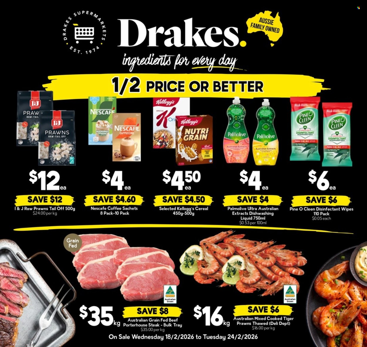 Drakes catalogue - 18 Feb 2026 - 24 Feb 2026. Page 1