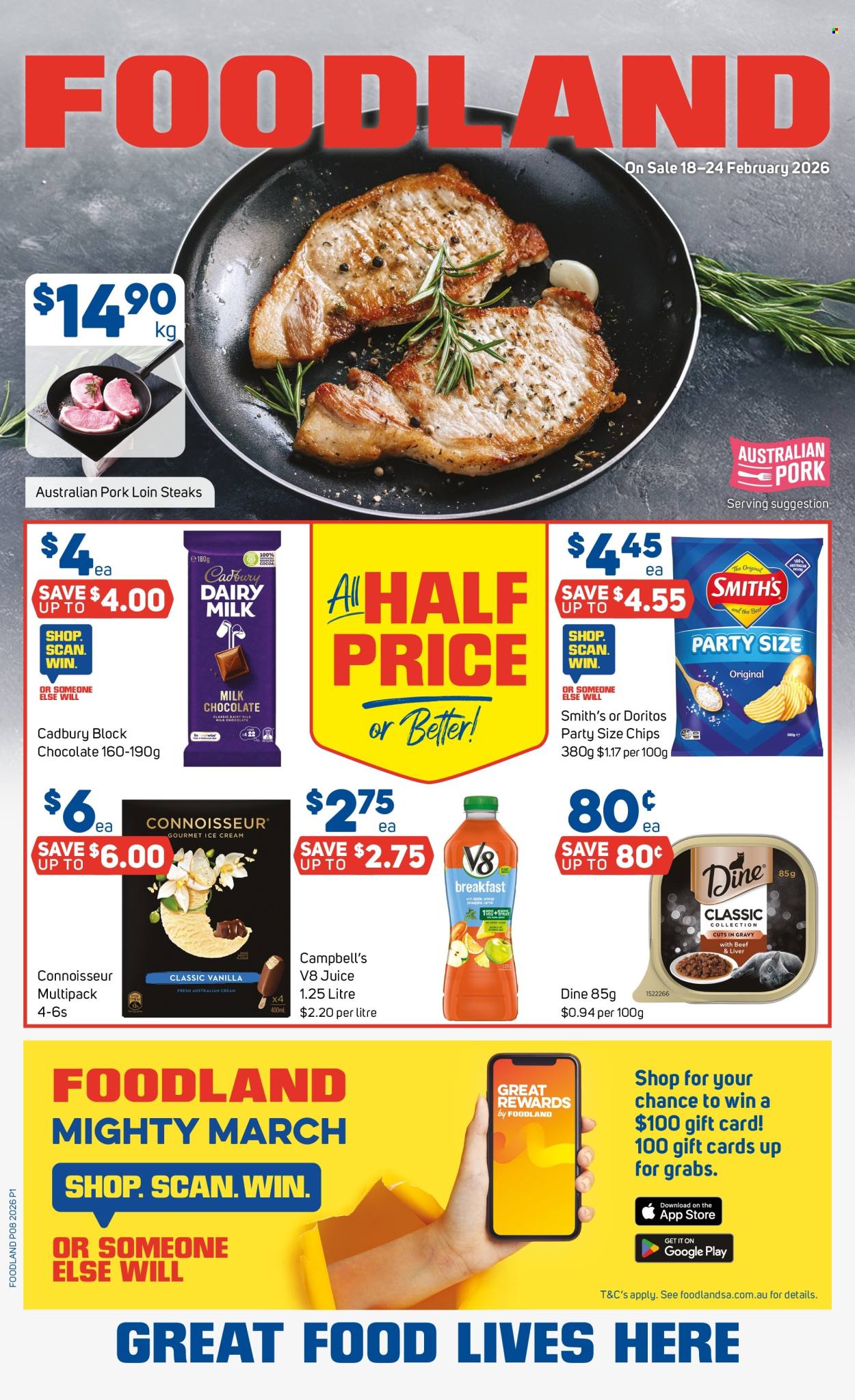 Foodland catalogue - 18 Feb 2026 - 24 Feb 2026. Page 1