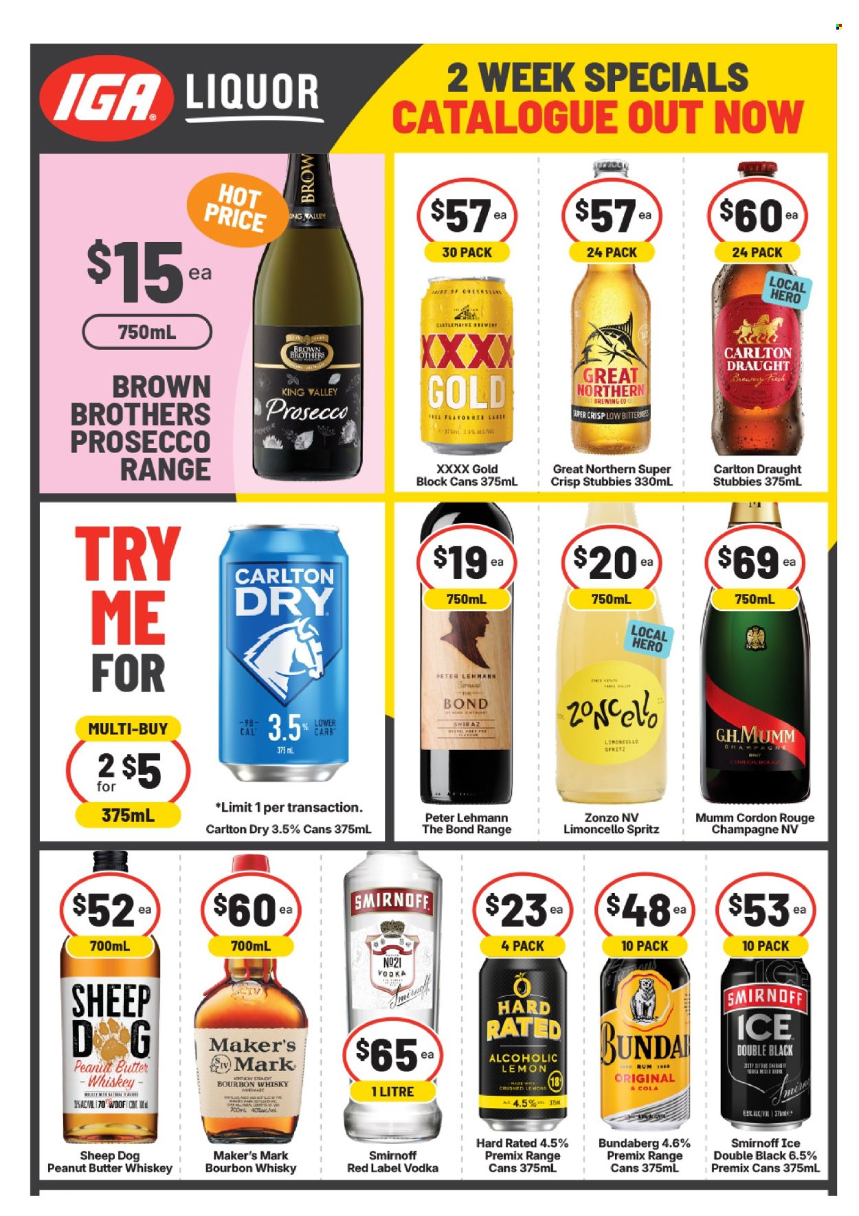 IGA LIQUOR catalogue - 11 Feb 2026 - 24 Feb 2026. Page 1