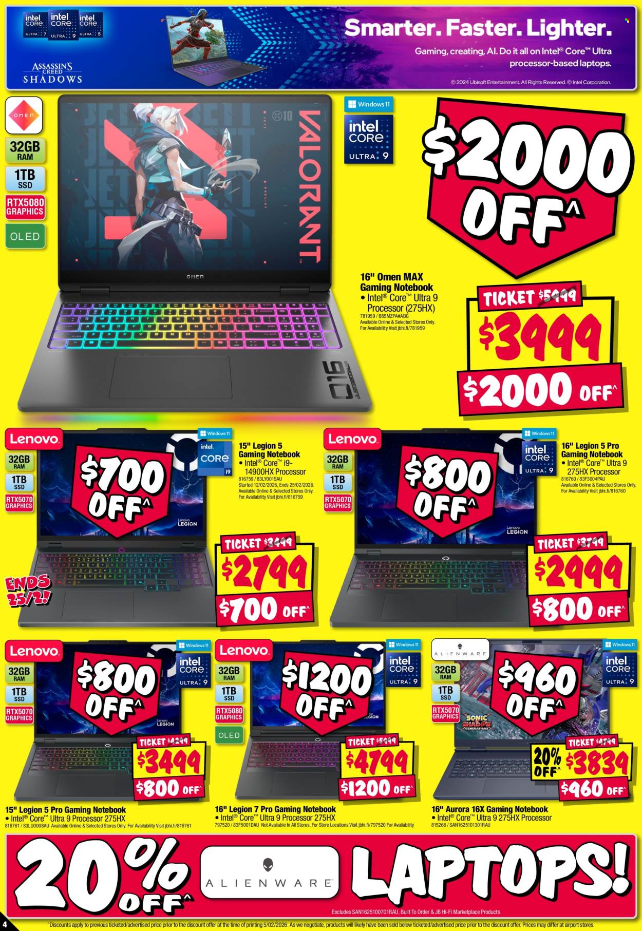 JB Hi-Fi catalogue - 19 Feb 2026 - 4 Mar 2026. Page 4