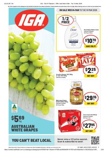 IGA Catalogue - 4 Mar 2026 - 10 Mar 2026.