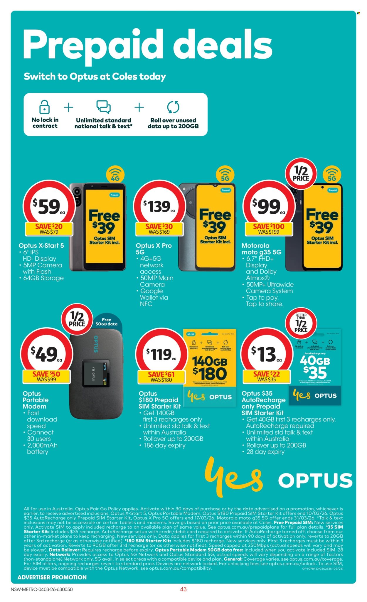 Coles catalogue - 4 Mar 2026 - 10 Mar 2026. Page 43