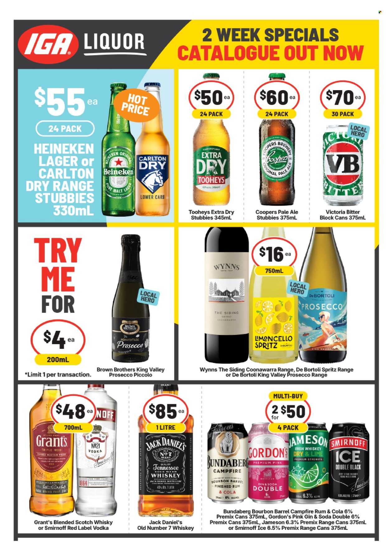 IGA LIQUOR catalogue - 25 Feb 2026 - 10 Mar 2026. Page 1