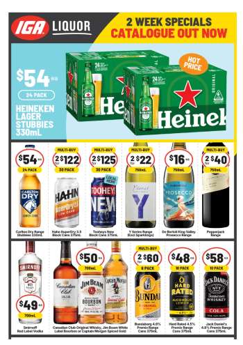 IGA LIQUOR Catalogue - 25 Feb 2026 - 10 Mar 2026.