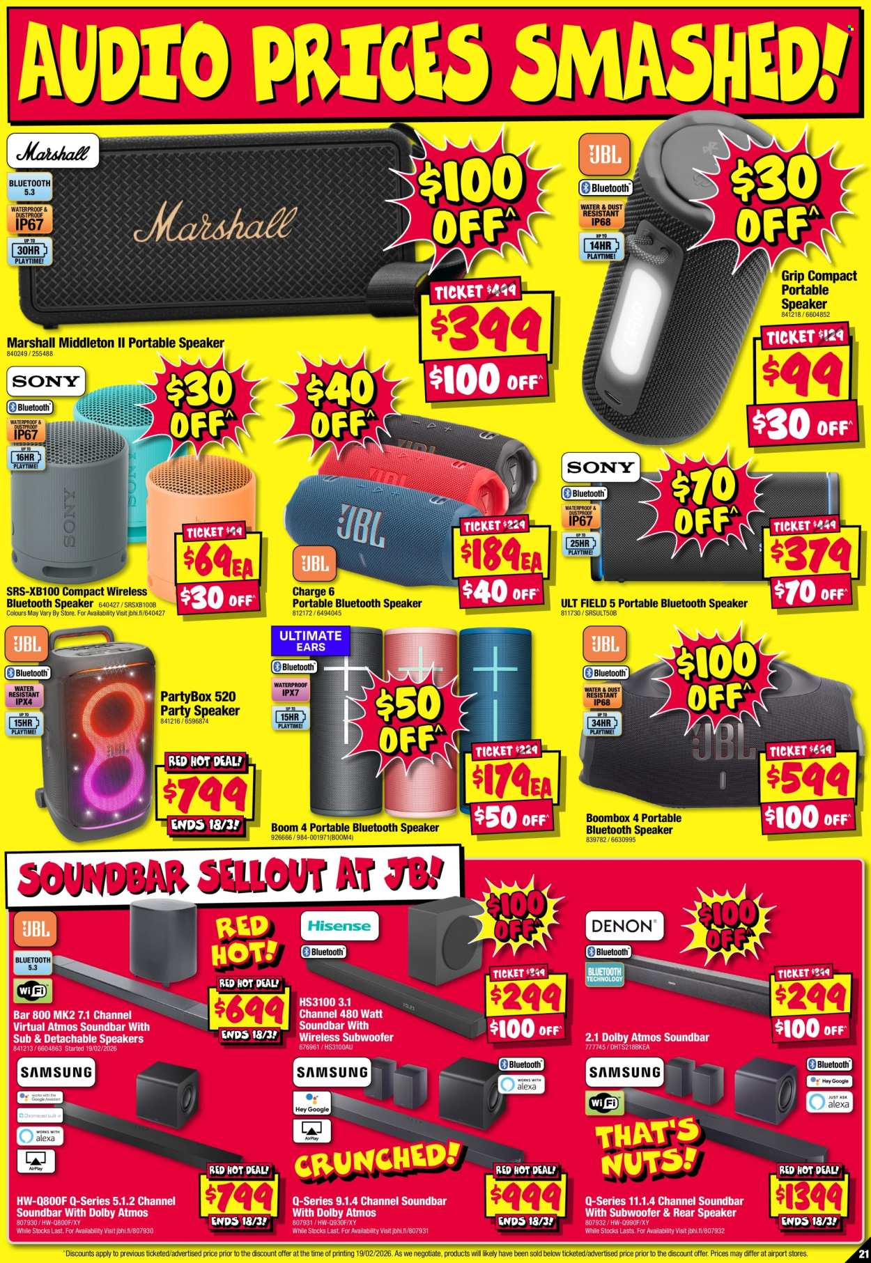 JB Hi-Fi catalogue - 5 Mar 2026 - 18 Mar 2026. Page 21