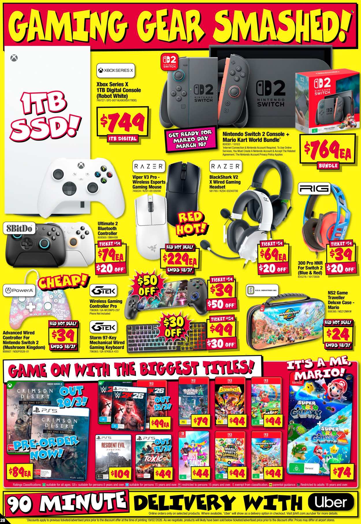 JB Hi-Fi catalogue - 5 Mar 2026 - 18 Mar 2026. Page 28