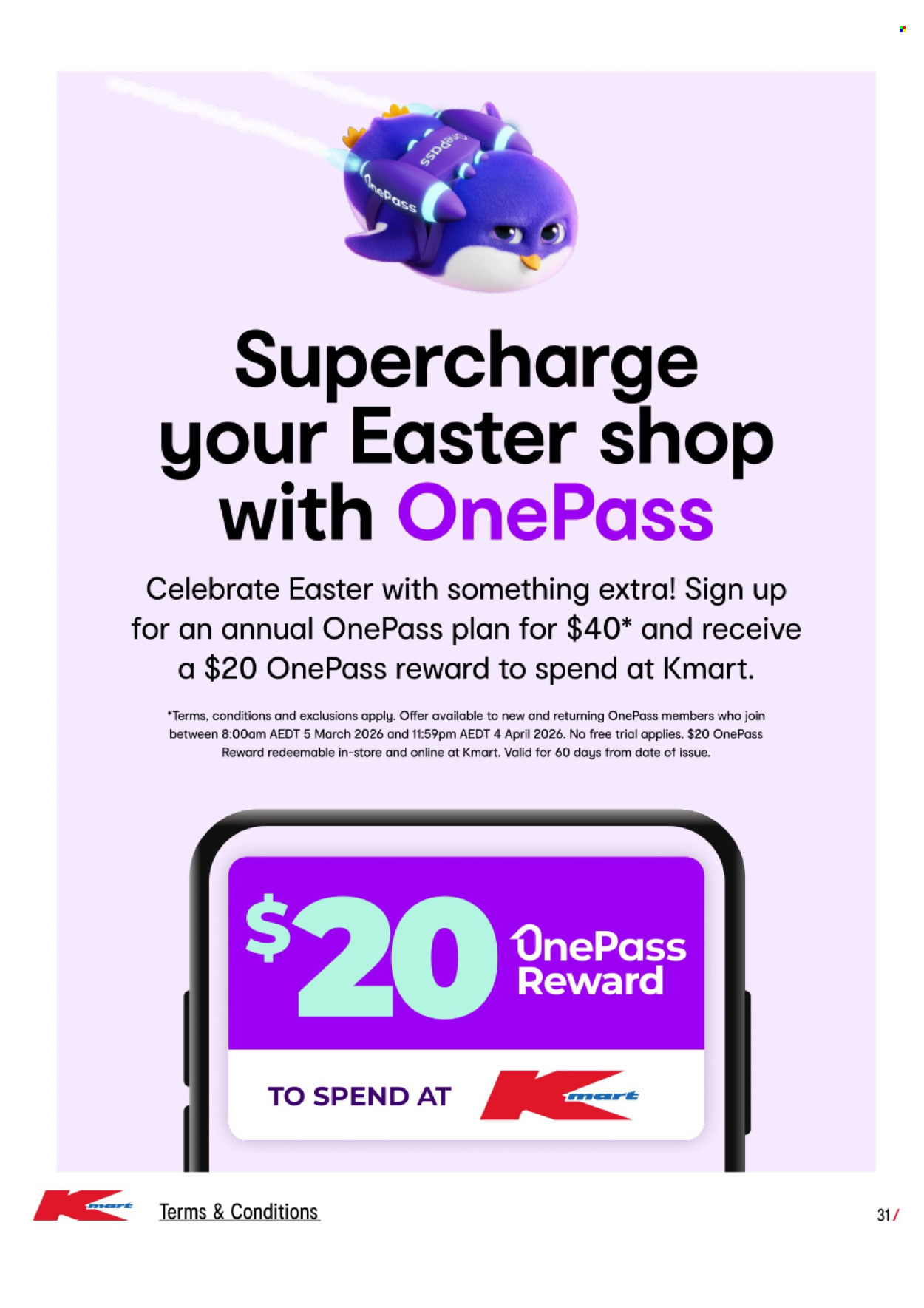 Kmart catalogue - 5 Mar 2026 - 4 Apr 2026. Page 31