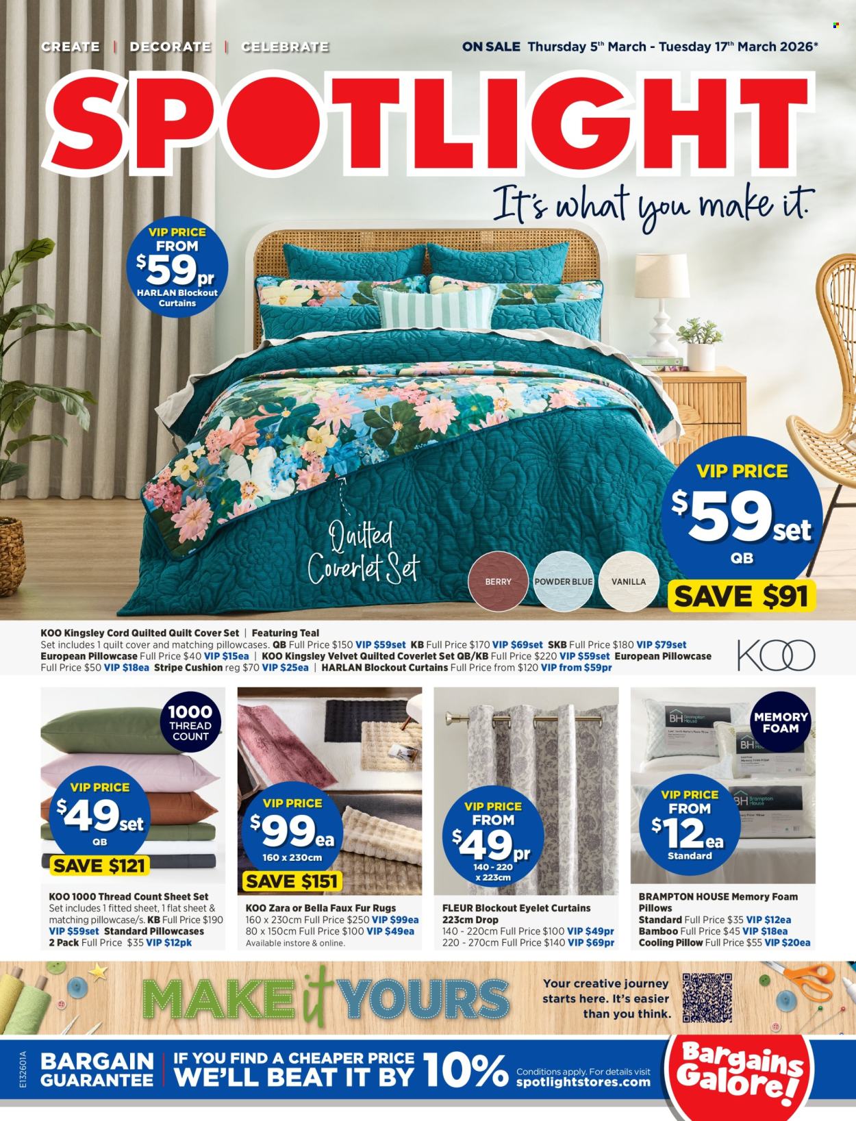 Spotlight catalogue - 5 Mar 2026 - 17 Mar 2026. Page 1