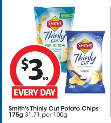 Smith's Thinly Cut Potato Chips