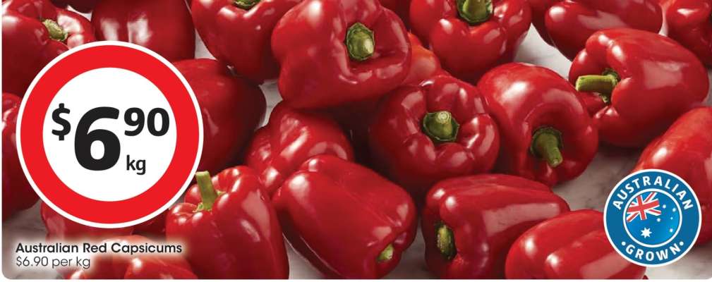 Australian Red Capsicums