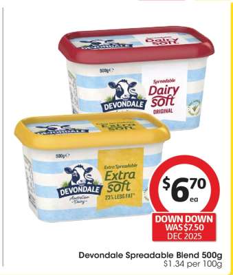 Devondale Spreadable Blend 500g