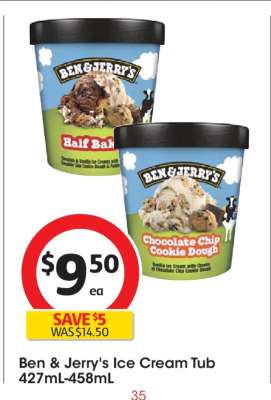 Ben & Jerry's Ice Cream Tub