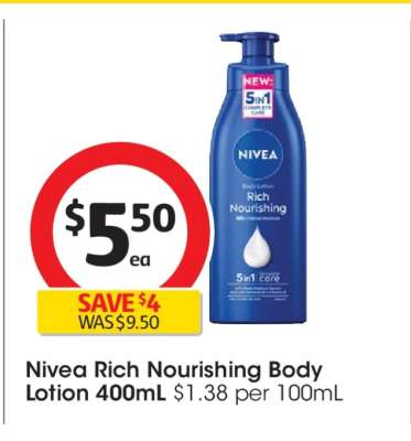 Nivea Rich Nourishing Body Lotion 400mL