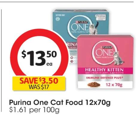 Purina One Cat Food 12x70g