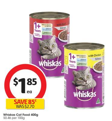 Whiskas Cat Food 400g