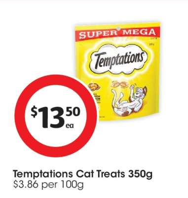 Temptations Cat Treats 350g