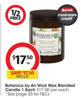 Botanica by Air Wick Wax Blended Candle 1 Each