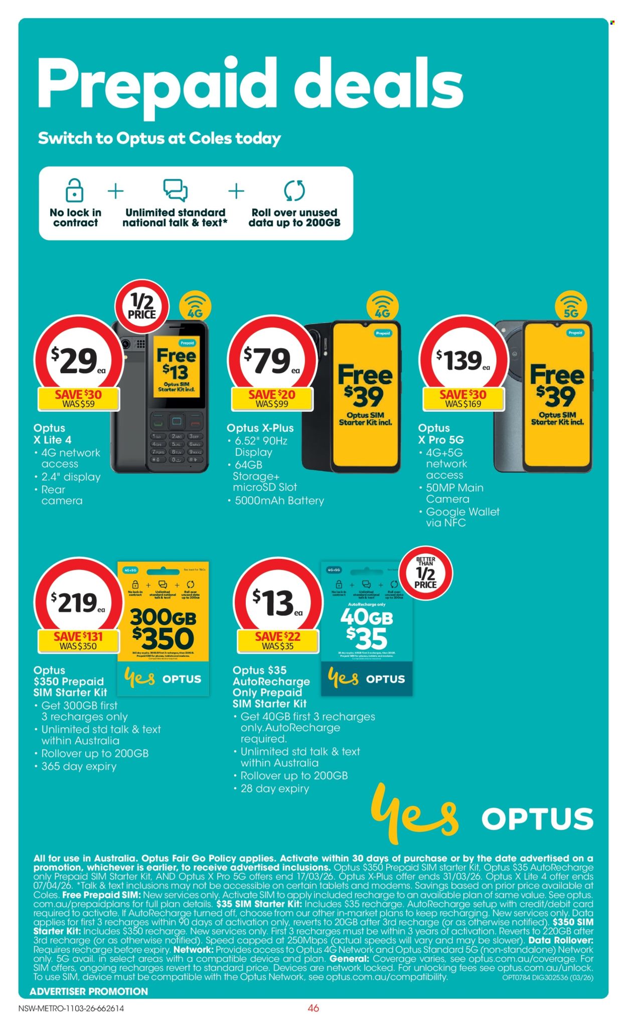 Coles catalogue - 11 Mar 2026 - 17 Mar 2026. Page 46