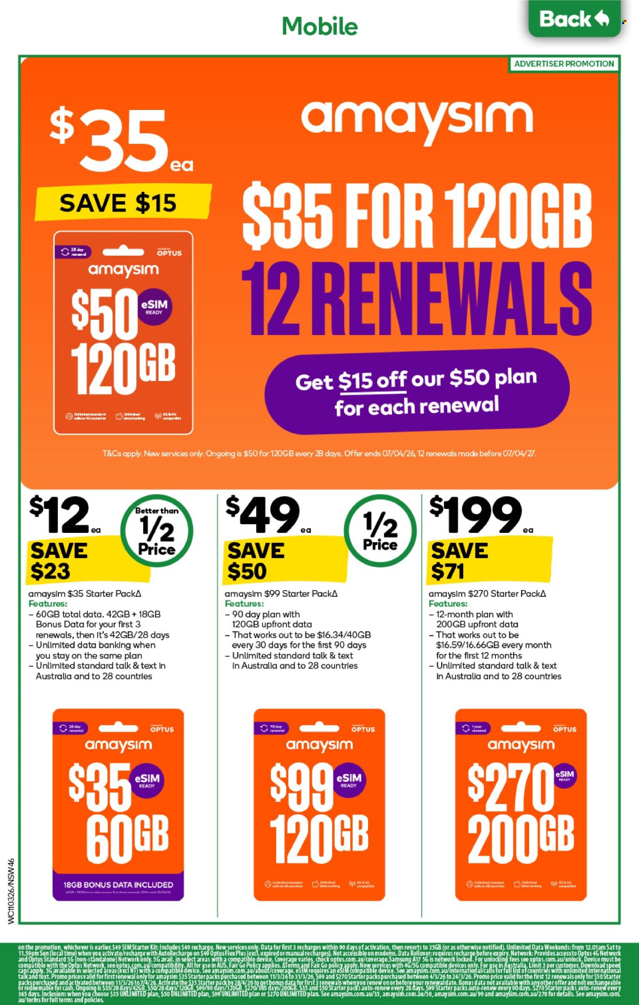 Woolworths catalogue - 11 Mar 2026 - 17 Mar 2026. Page 46