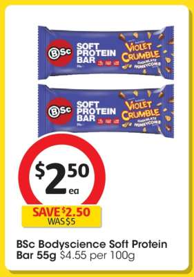 BSc Bodyscience Soft Protein Bar 55g