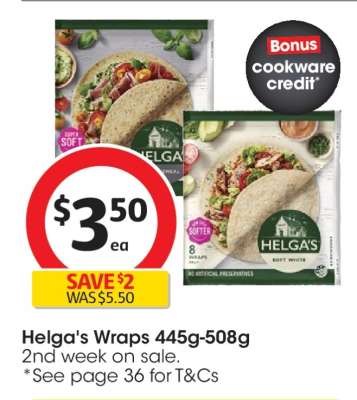 Helga's Wraps 445g-508g