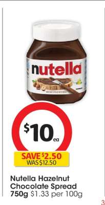 Nutella Hazelnut Chocolate Spread