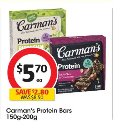 Carman's Protein Bars