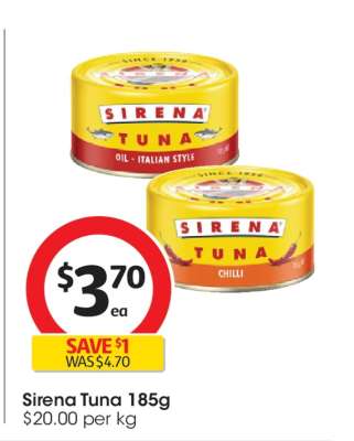 Sirena Tuna 185g