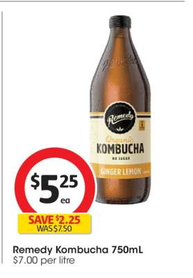 Remedy Kombucha 750mL